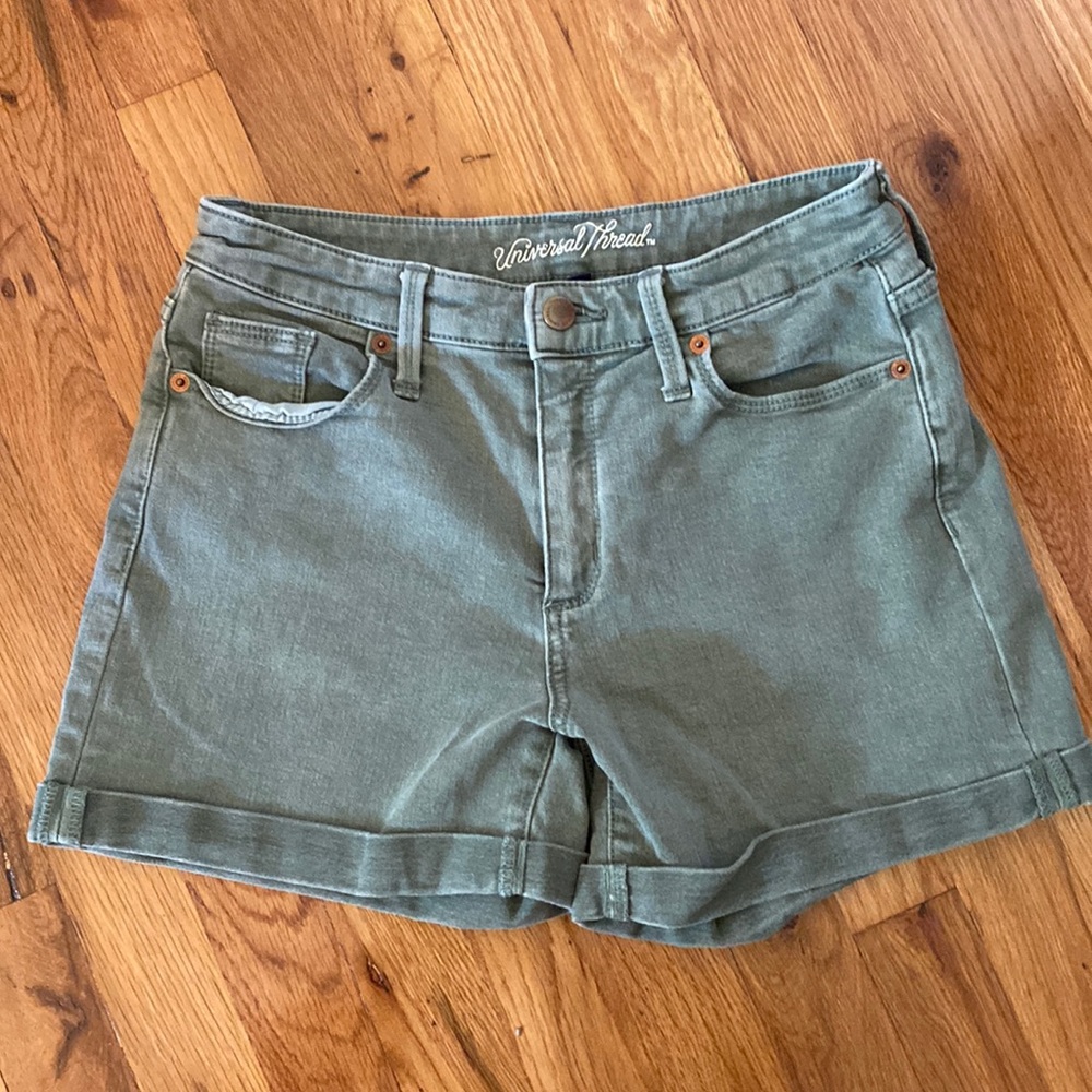 Universal Thread Green Jean Shorts